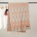 Sciarpa scialle con nappe stampata in stile etnico, design alla moda per uomo e donna. - Modello 2