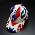 Women summer ethnic style baseball cap colorful printed sun protection fashion hat - Style 6