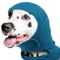 Detailzachte blauwe honden oorbeschermer sjaal, comfortabele geluidsreducerende huisdier muts hoofd. - S / Blauw
