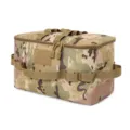 Sac de rangement tactique camouflage pour camping, organisateur d'outils pliable et portable. - MultiCam