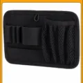 Organisateur modulaire pour sac tactique avec boucles élastiques et poche filet. - Noir