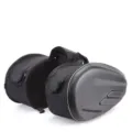 Waterproof motorcycle saddlebags dual side carbon fiber pattern travel luggage moto side packs - 44*17*31 / Black