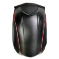 Wasserdichter Motorradhelm Rucksack Hartschale Carbonfaser Reitertasche Grosse Kapazitaet - Unmarkierte Rote Knochen Erweiterungsplatte