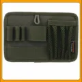 Organisateur modulaire de sac tactique avec dos auto-agrippant et poche filet pratique. - Vert Militaire