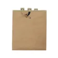 Bolsa de descarga táctica para exteriores, bolsa multiusos con cierre de cordón ajustable. - Color Barro