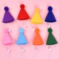 Set di cappelli di compleanno per animali colorati, simpatici cappelli conici in feltro per cani. - Set di 8 Palle Colorate
