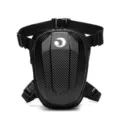 Waterproof motorcycle leg bag tactical drop thigh pack for outdoor riding and motorcycling main view - 8 Inch / Black With Label