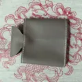 Housse de canette de biere en cuir gris porte-boisson exterieur portable pour voyage. - Cuir Gris