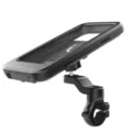 Waterproof bicycle phone mount with handlebar clamp and charging support for outdoor cycling. - HL-69B Short Version