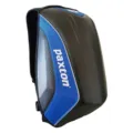 Waterproof motorcycle helmet backpack large capacity carbon fiber riding gear bag black - Blue Extension Panel