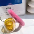 Cerchietto soffice rosa per donna, fascia per capelli larga in peluche morbido, accessorio. - Rosso rosa