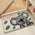 Tappeto da Bagno Koala Carino Ispessito Assorbente Antiscivolo Tappetino per la casa - Simpatico koala