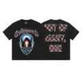 Vintage washed black short sleeve t-shirt with graphic print streetwear style for men women. - S / Top-Skull Head Style (1191) / Washed Black