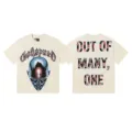 Vintage washed short sleeve t-shirt beige graphic tee casual streetwear top design - S / Top-Skull Head Style (3191) / Apricot