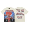 Vintage washed streetwear graphic short sleeve t-shirt with retro skeleton and back print. - S / Tops / Apricot