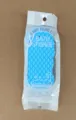 Baby bath sponge, soft blue exfoliating body scrubber for kids and infants, gentle bath accessory. - Sky Blue