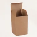 Caja de embalaje de papel kraft marron parte superior abierta caja de carton ecologica para almacen - Nº 3 Caja de Papel Individual