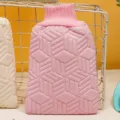 Rosa strukturierter Duschschwamm zur Tiefenreinigung, langlebiges Peeling-Band für den Rücken. - Badeschrubber / Pfirsichrosa