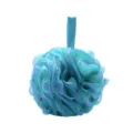 Esponja de bano PE azul morada grande de 75g para ducha exfoliante corporal malla suave espuma variante - 75g / Azul Borde Púrpura