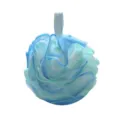 Esponja de Baño de PE Grande Azul Verde Puf de Ducha Suave Exfoliante Corporal - 75g / Azul, Verde y Blanco
