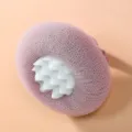 Pink mesh bath sponge exfoliating body scrubber soft foam shower ball for deep cleansing - Upgraded Lotus Pink