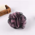 Black and purple mesh bath sponge loofah for shower cleaning body scrubber variant - Pink-matching