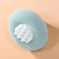 Japanse mesh badspons exfoliërende douchepuf voor het lichaam met zachte schuimkern voor douche - Geüpgraded Cyaan