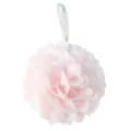 Esponja de baño de rosa nailon malla flor de ducha suave cuerpo exfoliante espuma - Rosa