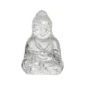 Statue de Bouddha en cristal clair figurine transparente pour la decoration de salon maison - Bouddha Sakyamuni - Petit