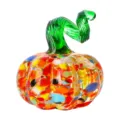 Figurine de citrouille en verre souffle colore ornement pour automne halloween deco. - Petite Citrouille / 50mm / Coloré