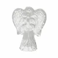 Figurine ange en cristal verre transparent statue priere decoration de bureau cadeau - Petit Transparent / Petite Taille (55.4x24.8x71.3mm)