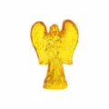Amber crystal angel figurine desktop decoration ornament for living room gift souvenir - Large Golden