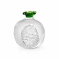 Ornement de fruit en verre cristal transparent, décoration de maison moderne artisanat de bureau. - Grenade Transparente