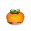 Ornement kaki en verre artisanat cristal bureau salon simulation fruit decoration figurine - Kaki Jaune