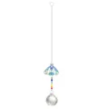 Attrape-soleil en Cristal Papillon Suspendu Arc-en-ciel Prisme Déco Verre Pendentif - Phalène Colorée / Boule d'éclairage 30mm