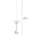 Kristall Schmetterling Sonnenfaenger Windspiel Regenbogen Maker Fenster Gartendeko - Bunter Edelstahl Schmetterling / 30mm Beleuchtungskugel