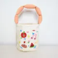 Apple Print / Pink Handle