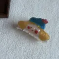 Cute Cartoon Girl Acrylic Hair Claw Clip Sweet Floral Shark Clip Hair Accessories - Cartoon Girl Hair Claw