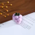 Purple wool felt grape accessory for DIY hat crafts and hair clip jewelry decoration. - Purple Grape