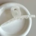 Detalle de pinza de pelo grande de mármol blanco, accesorio de pelo elegante estilo francés. - 13cm / Blanco Perla
