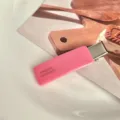 Pinza de pelo rosa de acetato con diseño de pico de pato para un estilo diario. - 5cm / Rosa