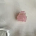 Mini pinza de pelo rosa de acetato, un pequeño accesorio bonito para flequillo y estilo. - 2.2cm / Rosa