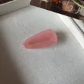 Pinza de pelo de gota de agua de gelatina estilo coreano bonita horquilla de pato flequillo - Rosa