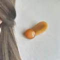 Brown minimalist resin bean hair clip sweet side duckbill clip for women daily styling accessories - Round / Yellow