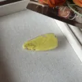 Pinza de pelo de resina amarilla estilo coreano, bonito pasador jelly para flequillo y uso diario. - Amarillo