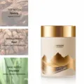 Car solid fragrance balm with elegant golden mountain relief design for fresh and long-lasting car air. - Oud Wood