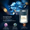 Solid car perfume with soothing marine woody scent, long-lasting fragrance jar, 120g net. - Eternal Garden