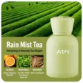Green car air freshener bottle, long-lasting scent, fresh tea aroma variant for auto interior. - Misty Dancong