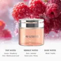 Car air freshener solid perfume balm long lasting fresh scent for auto interior - Rose Raspberry