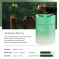 Car solid balm green long-lasting fragrance air freshener for vehicle interior decor - Zen Tea